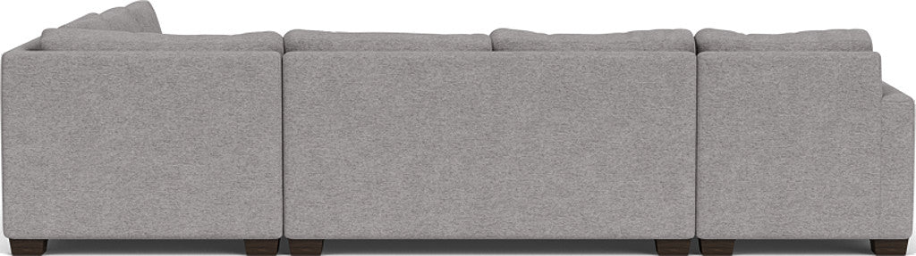 Track 141" Corner Sectionals W. Full Sleeper & Left Chaise - Merit Graystone