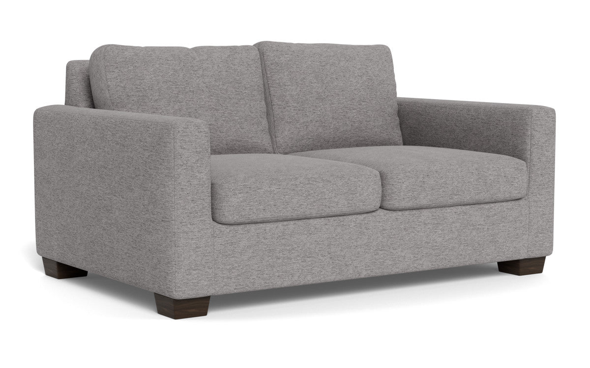 Track 62" Loveseat - Merit Graystone