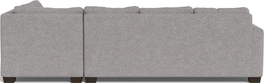 Track 121" Right Chaise Sectional - Merit Graystone