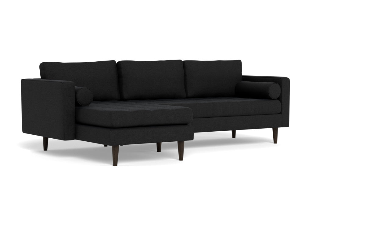 Ladybird 102" Left Chaise Sectional - Merit Onyx