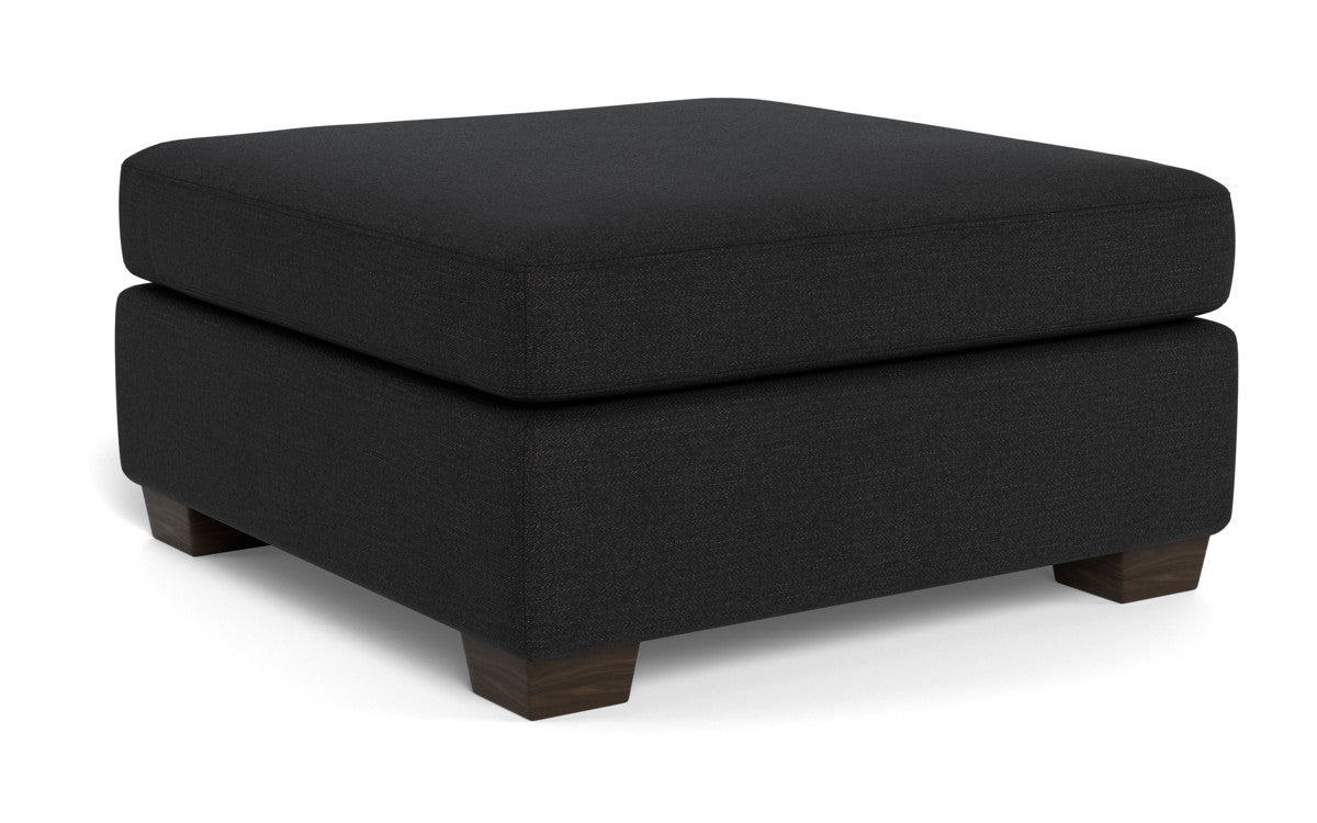 Mesa Storage Cocktail Ottoman - Merit Onyx