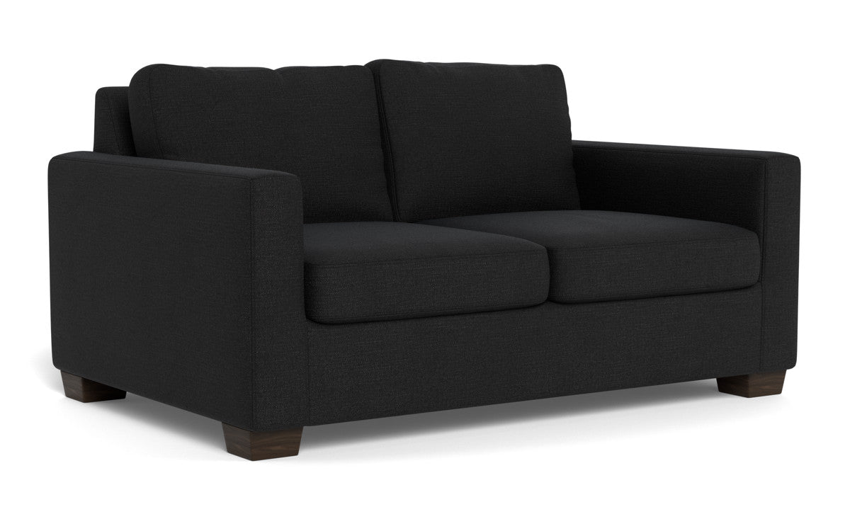 Track 62" Loveseat - Merit Onyx