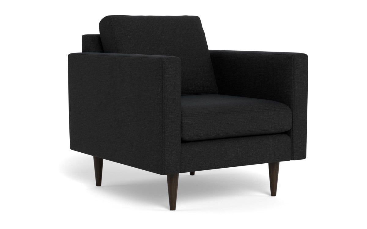 Wallace 34" Untufted Arm Chair - Merit Onyx