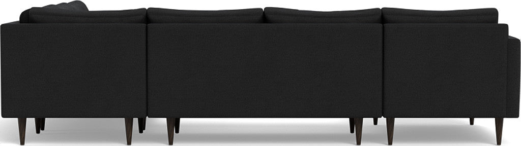 Wallace 130" Untufted Corner Sectionals w. Left Chaise - Merit Graystone