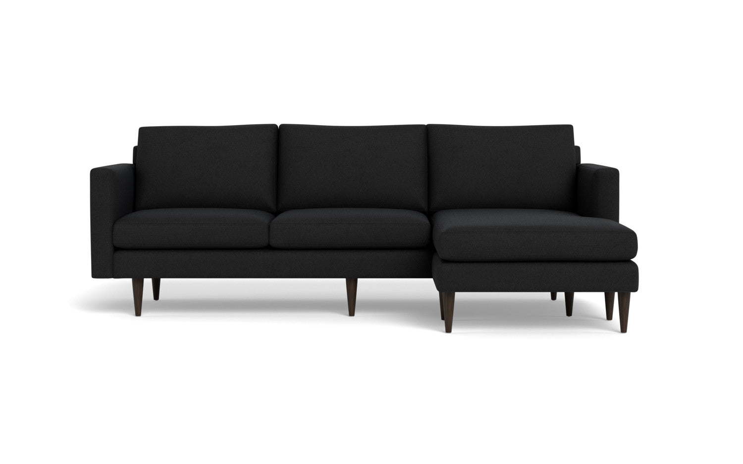 Wallace 98" Untufted Reversible Chaise Sofa - Merit Graystone