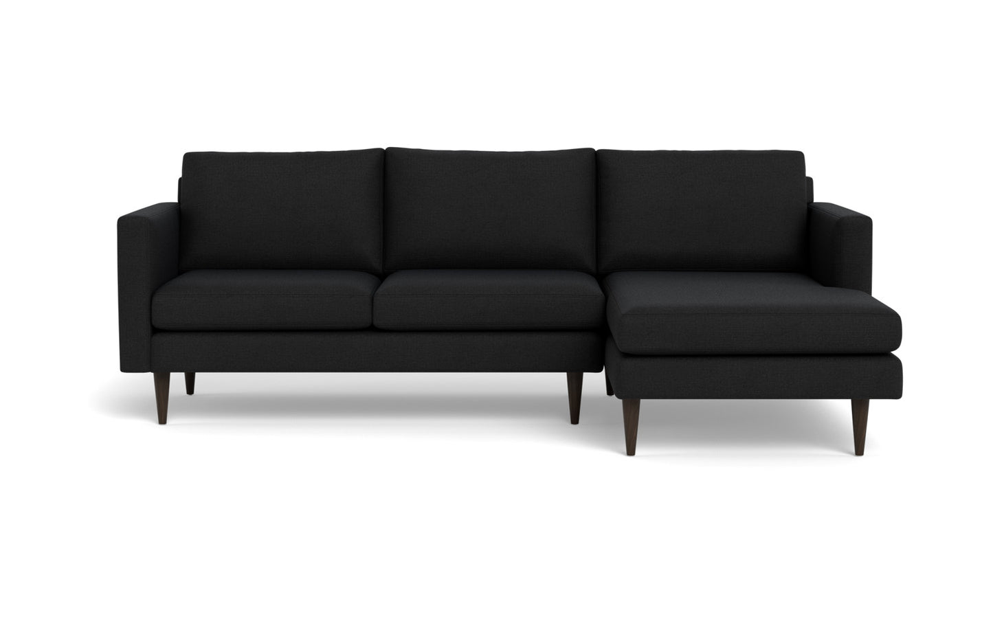 Wallace 98" Untufted Right Chaise Sectional - Merit Graystone