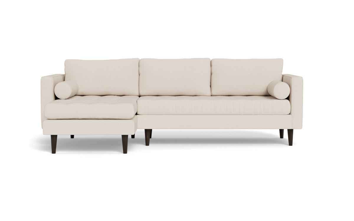 Ladybird 102" Left Chaise Sectional - Merit Snow