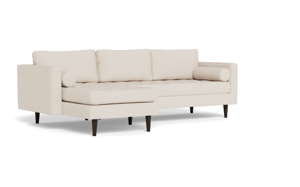 Ladybird 102" Left Chaise Sectional - Merit Snow