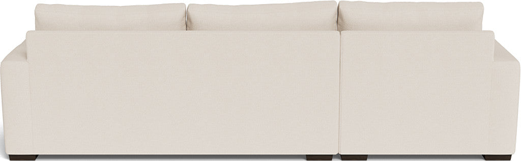 Mesa 123" Left Chaise Sectional - Merit Snow