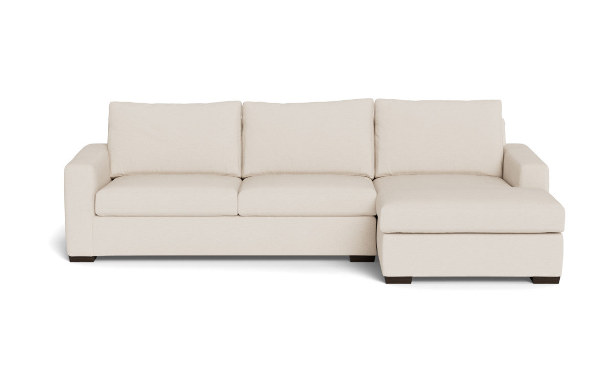 Mesa 123" Right Chaise Sectional - Merit Snow