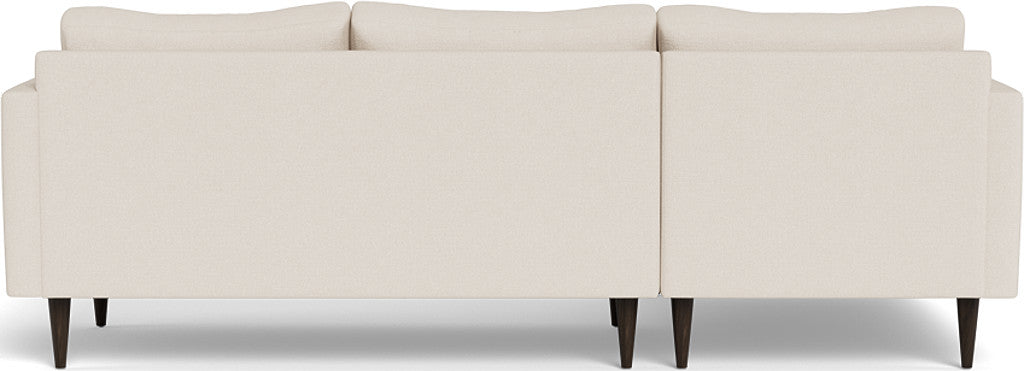 Wallace 98" Untufted Left Chaise Sectional - Merit Onyx