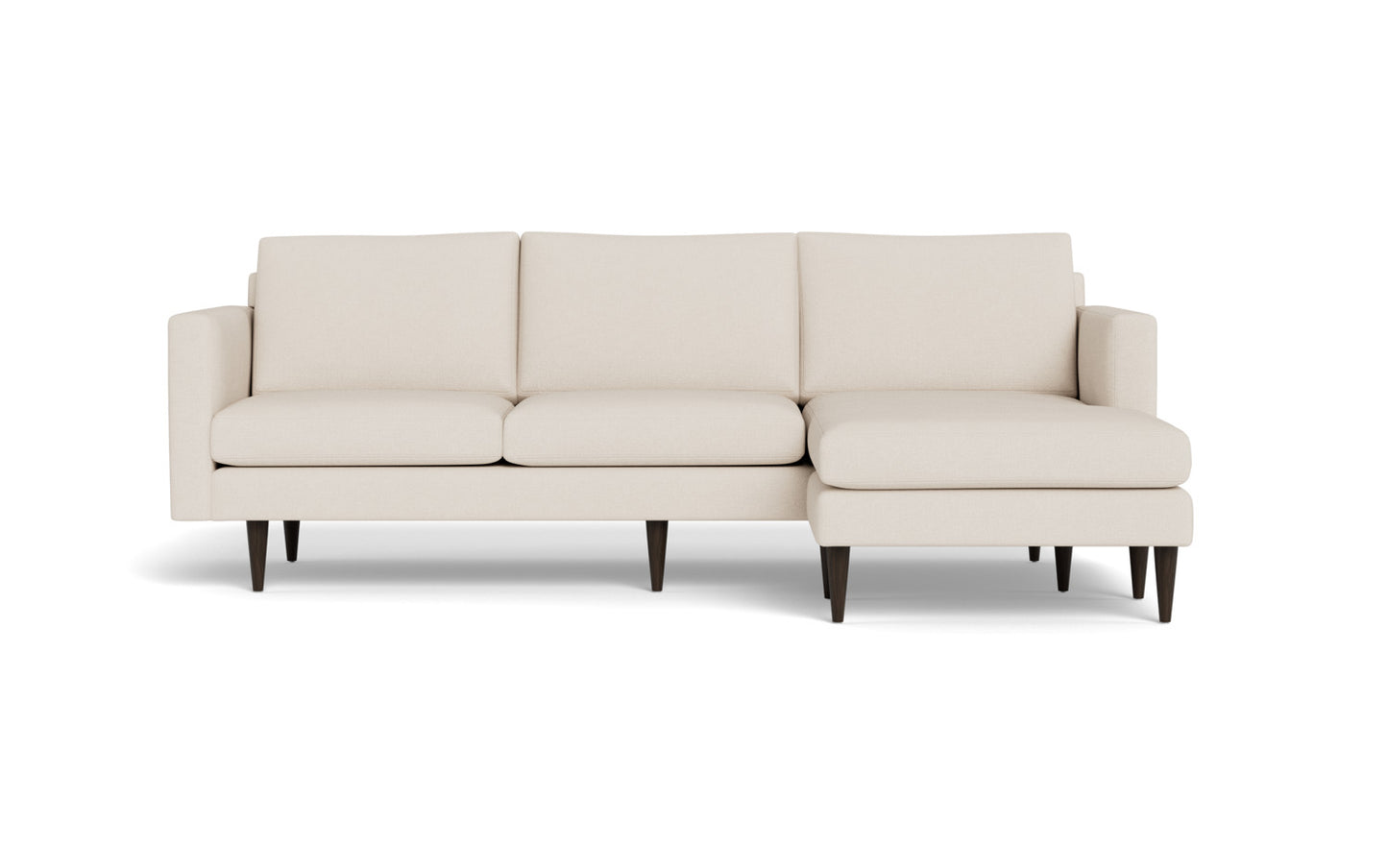Wallace 98" Untufted Reversible Chaise Sofa - Merit Onyx