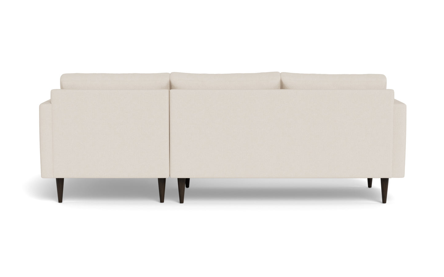 Wallace 98" Untufted Right Chaise Sectional - Merit Onyx