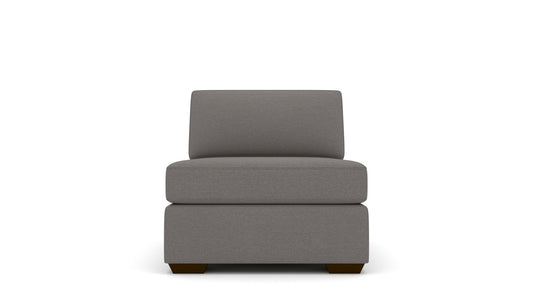 Mas Mesa Deep Armless Chair - Peyton Slate