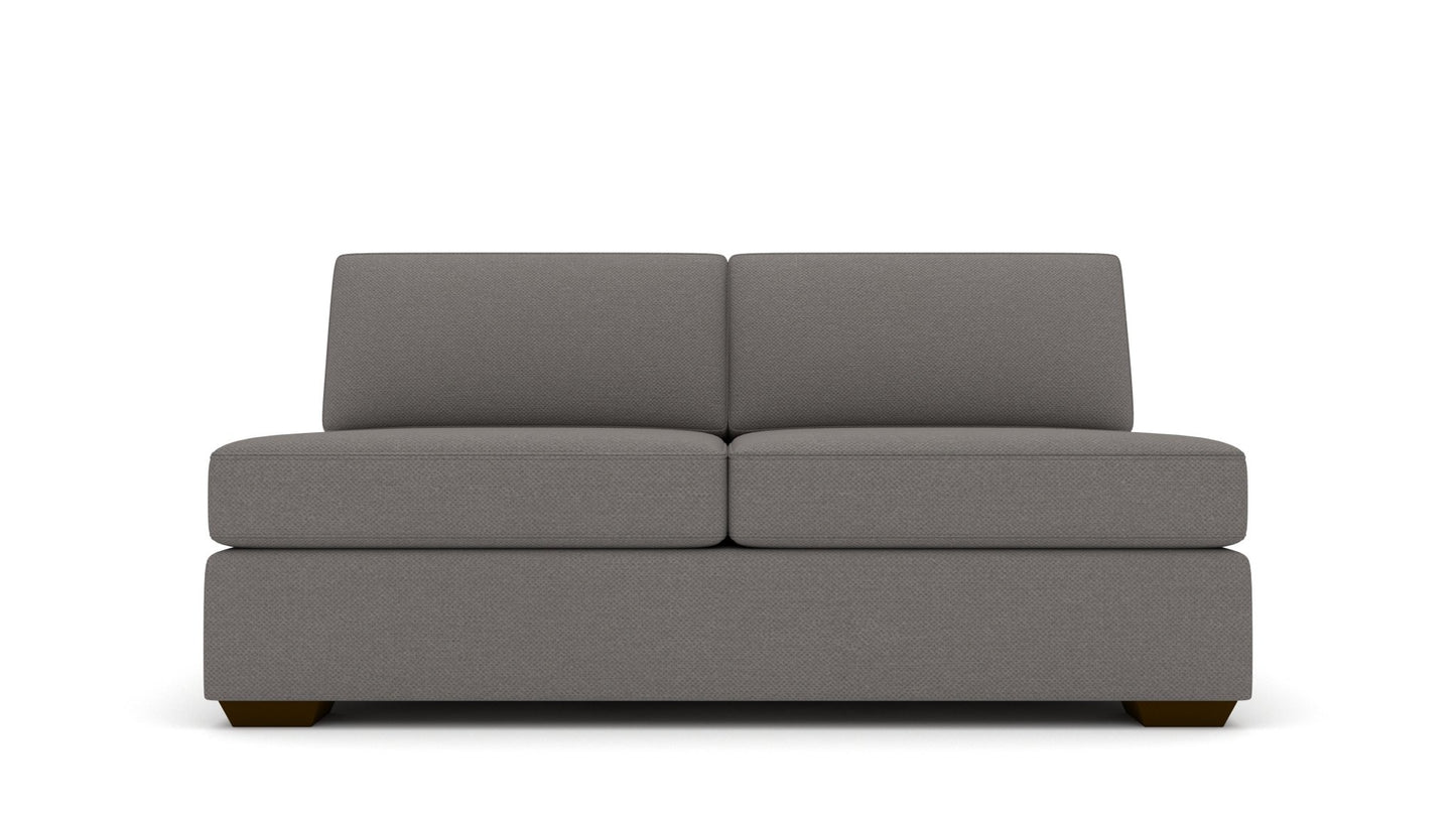 Mas Mesa Deep Armless Loveseat - Peyton Slate