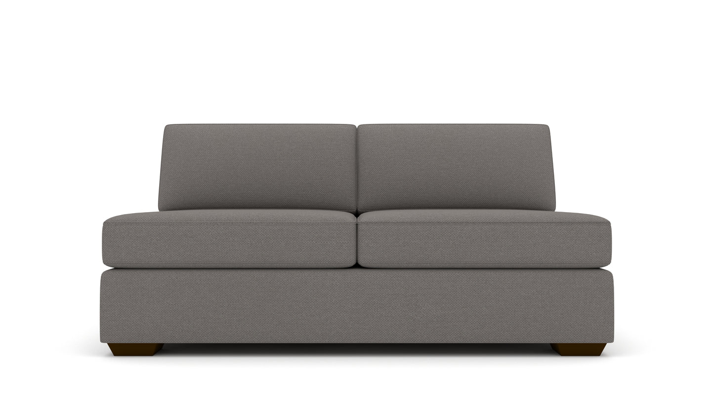 Mas Mesa Deep Armless Loveseat - Peyton Slate