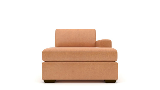 Mas Mesa Deep Leather Raf Chaise -