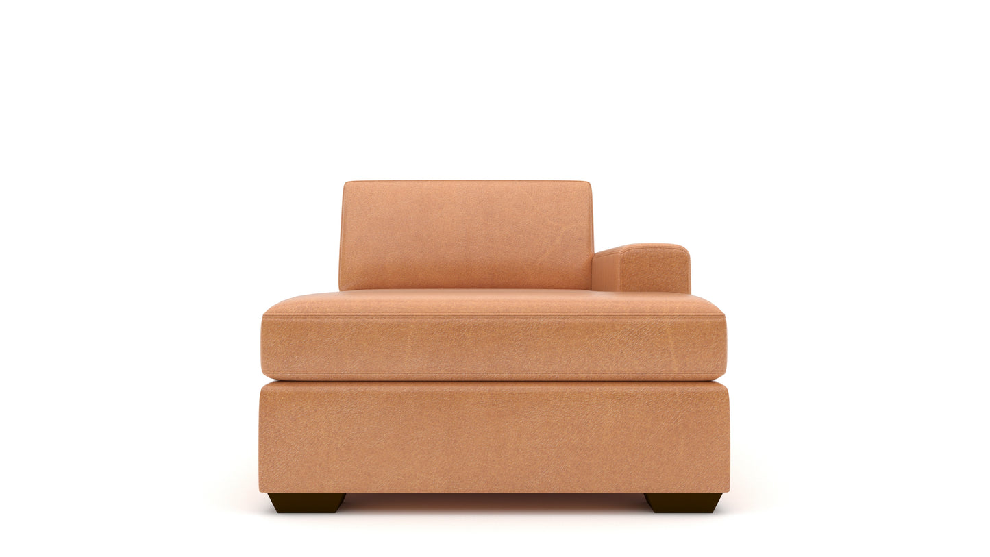 Mas Mesa Deep Leather Raf Chaise -