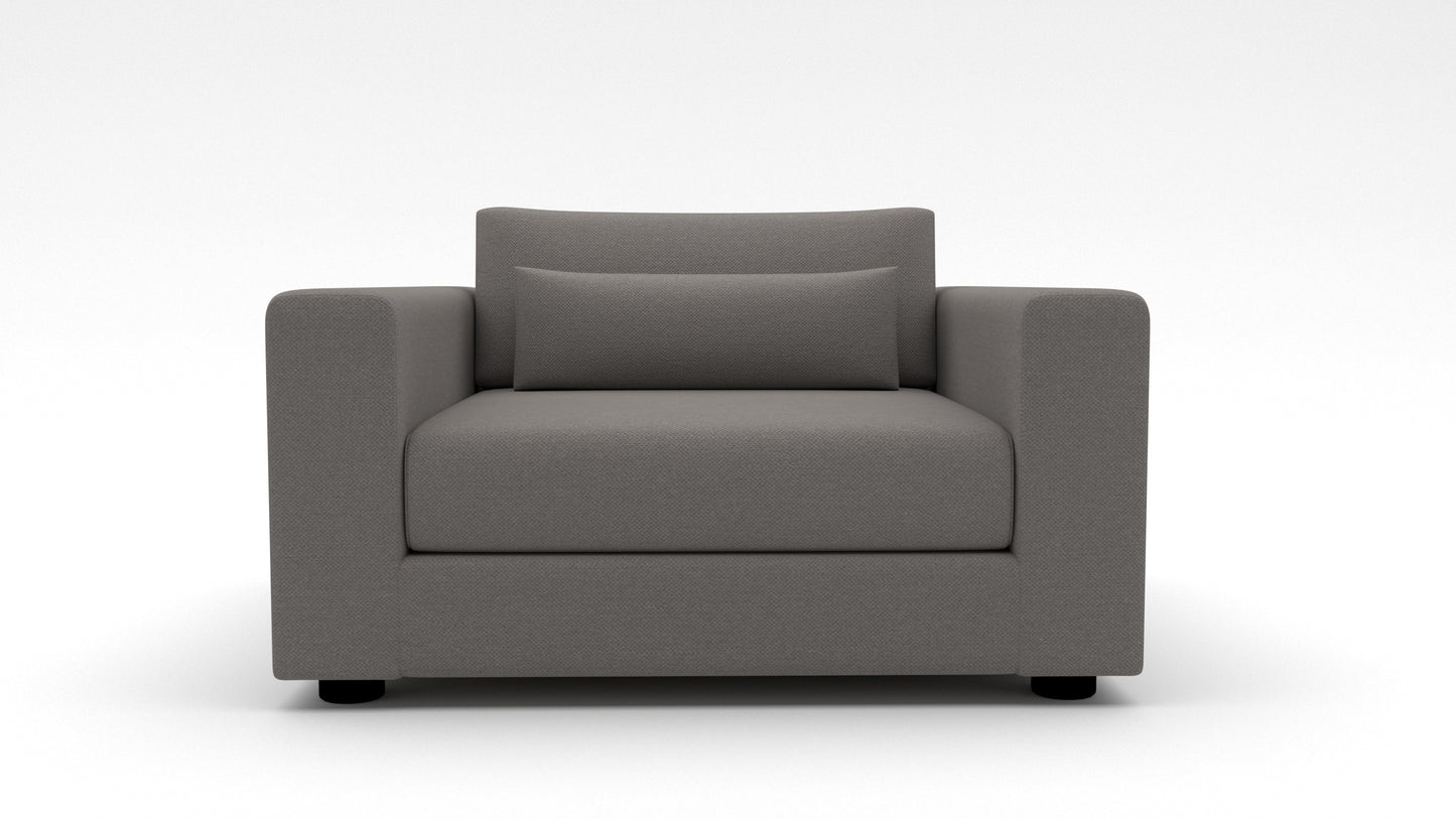 Menchaca 52" Arm Chair - Peyton Slate