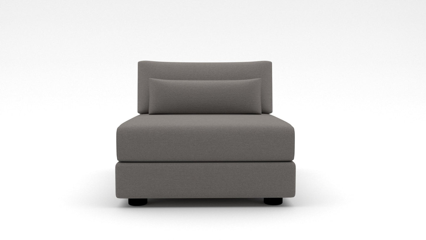 Menchaca Armless Chair - Peyton Slate