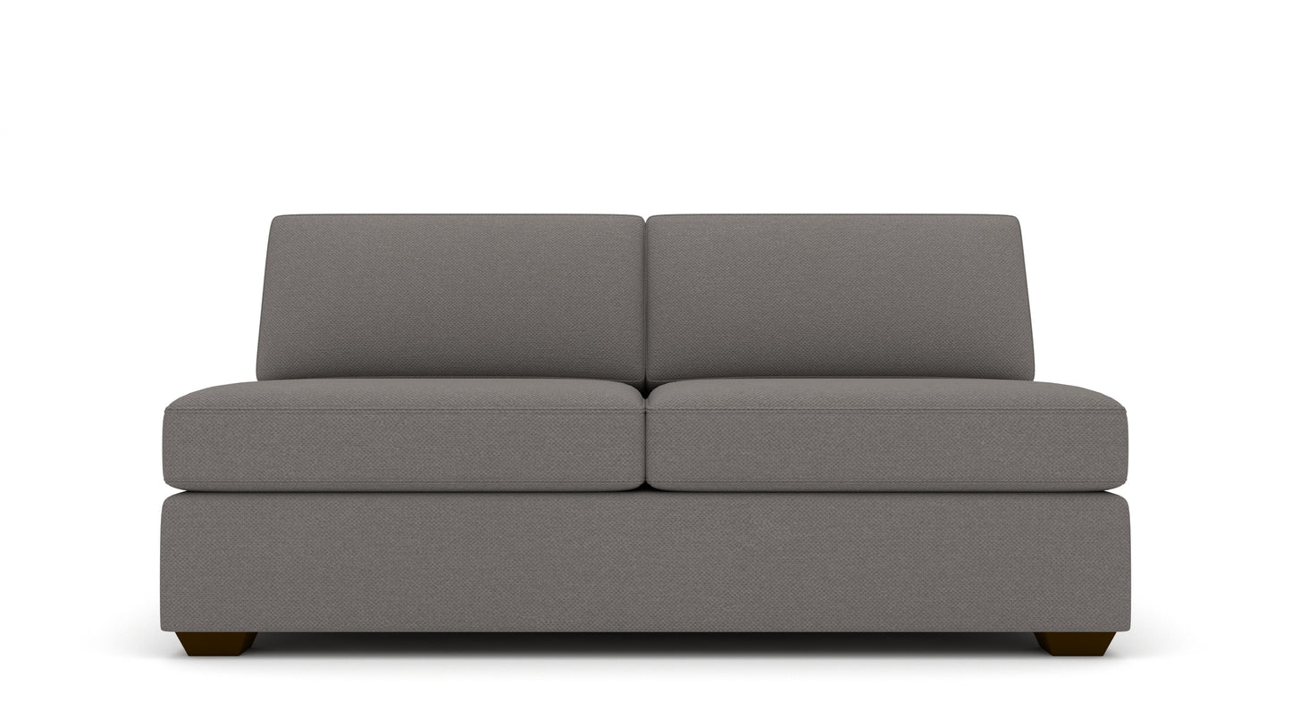 Mesa Armless Loveseat - Peyton Slate
