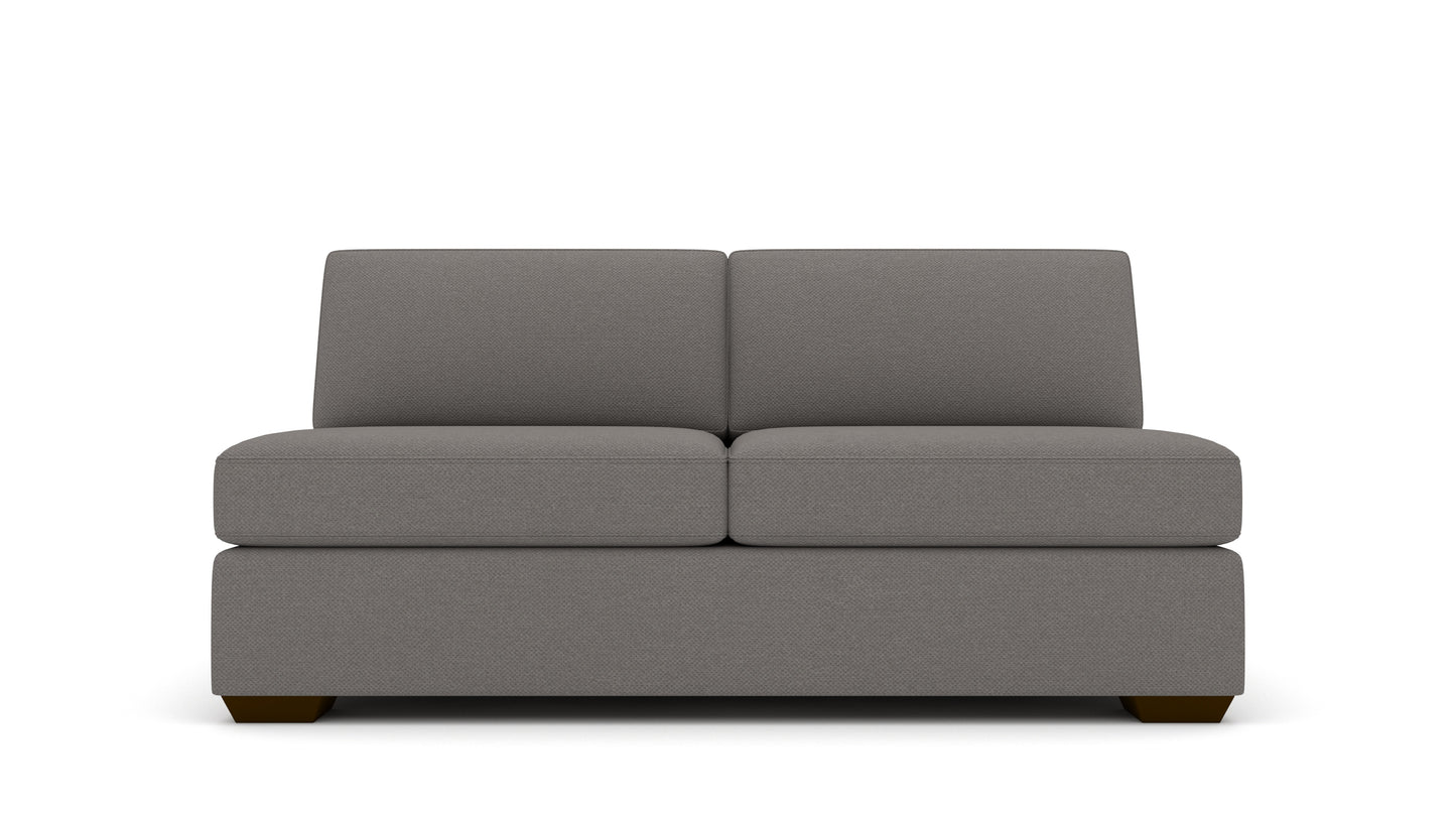 Mesa Armless Loveseat - Peyton Slate