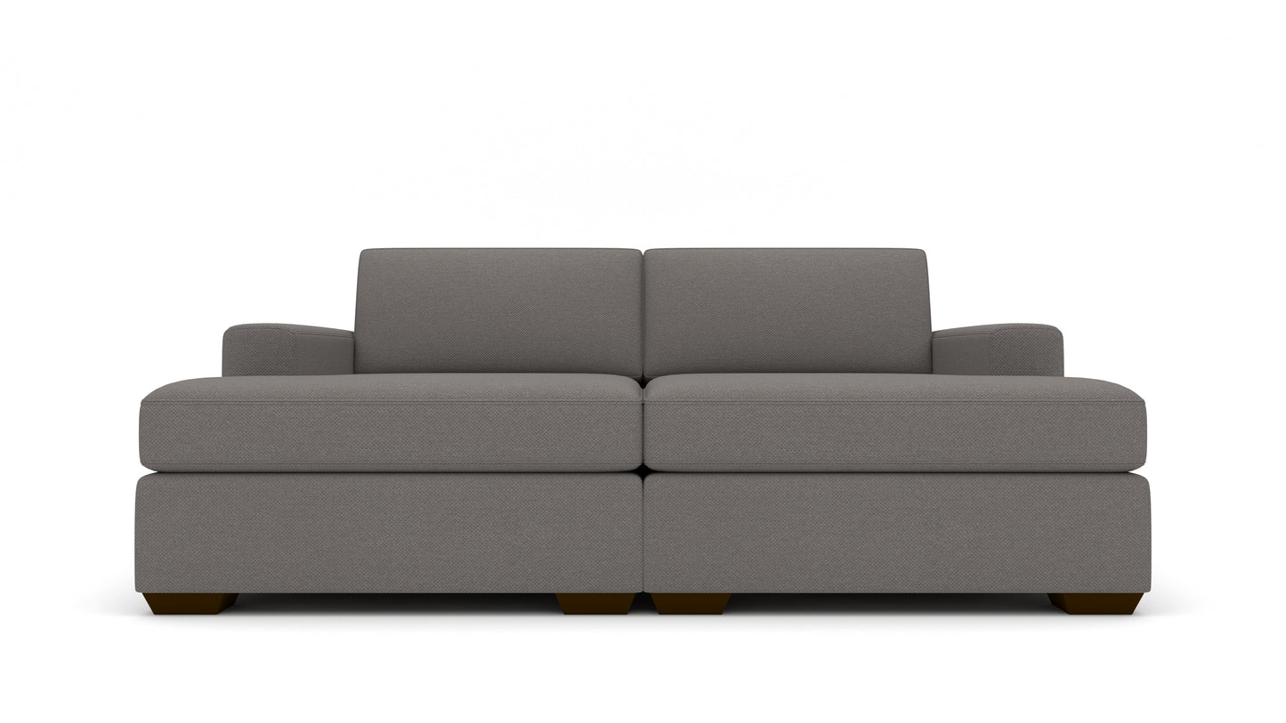 Mesa 86" Double Chaise - Peyton Slate