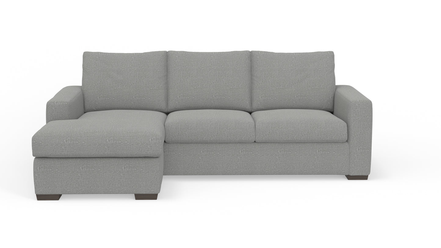 Mesa 101" Reversible Sofa Chaise - Nepal Pebble