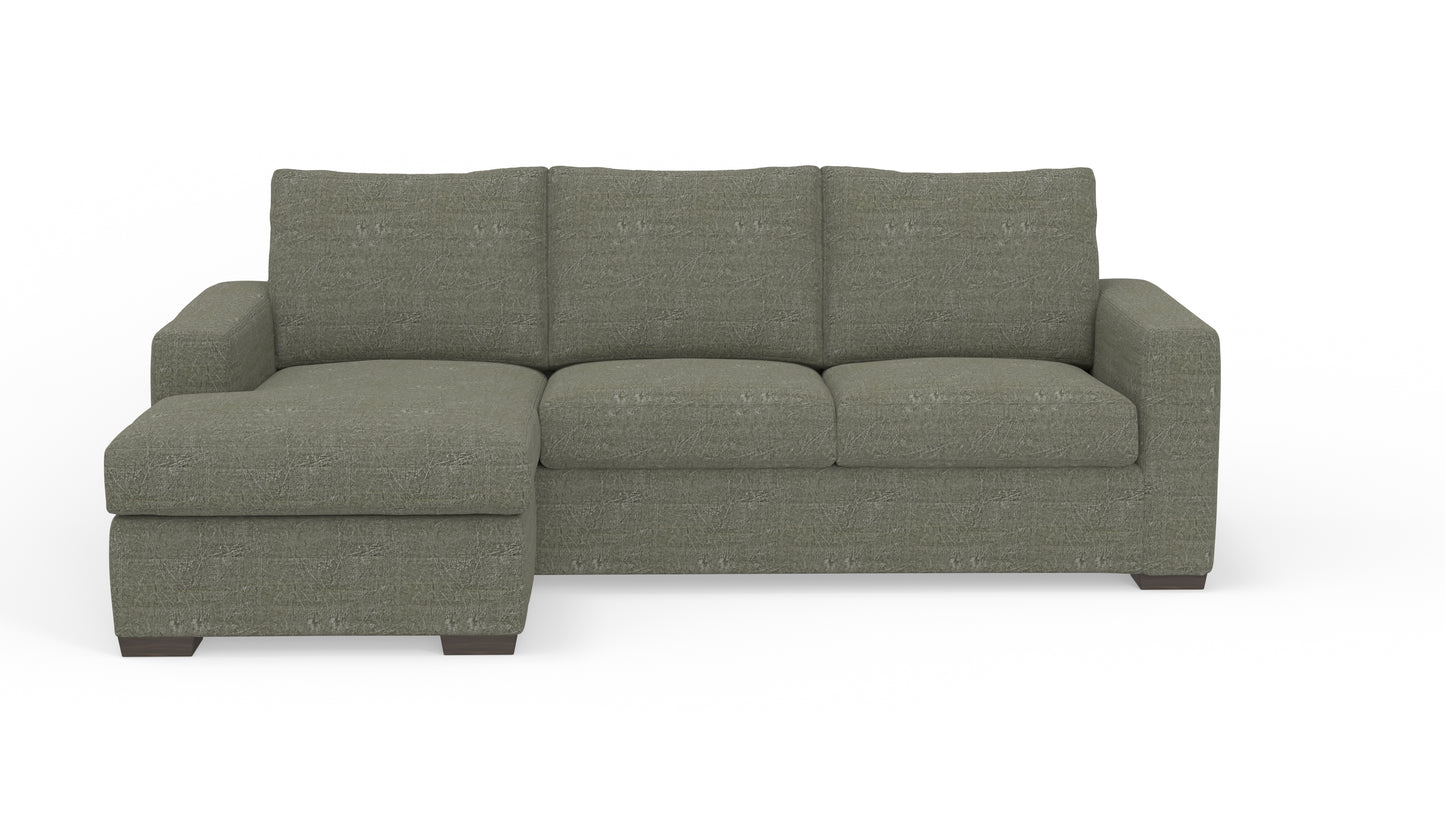 Mesa 101" Reversible Sofa Chaise - Nepal Olive