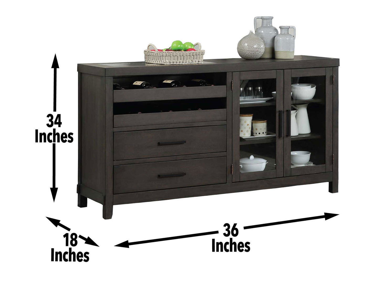 Nara Dark Cabinet -