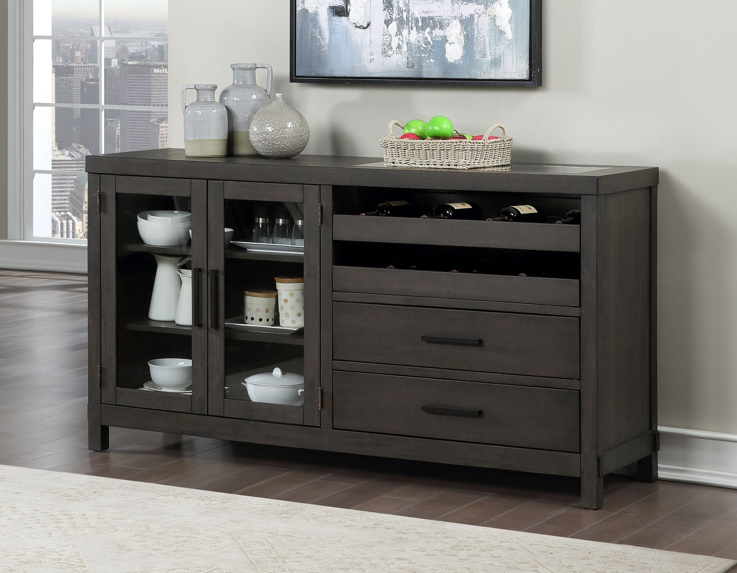 Nara Dark Cabinet -