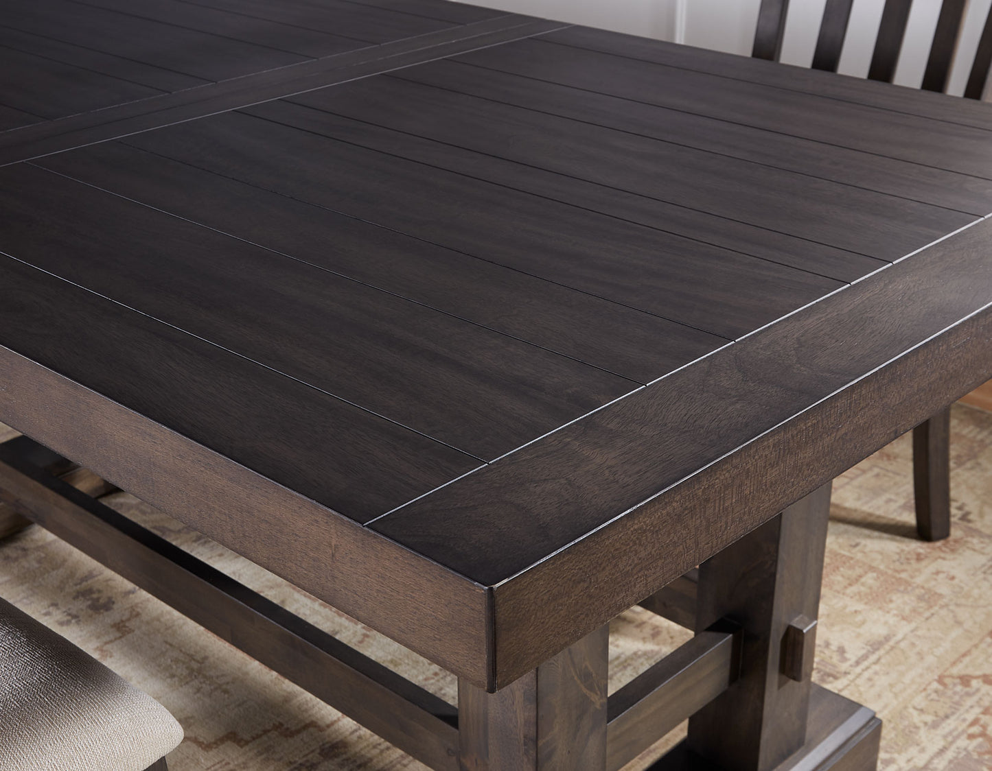 Nara 108" Rectangle Dark Dining Table -