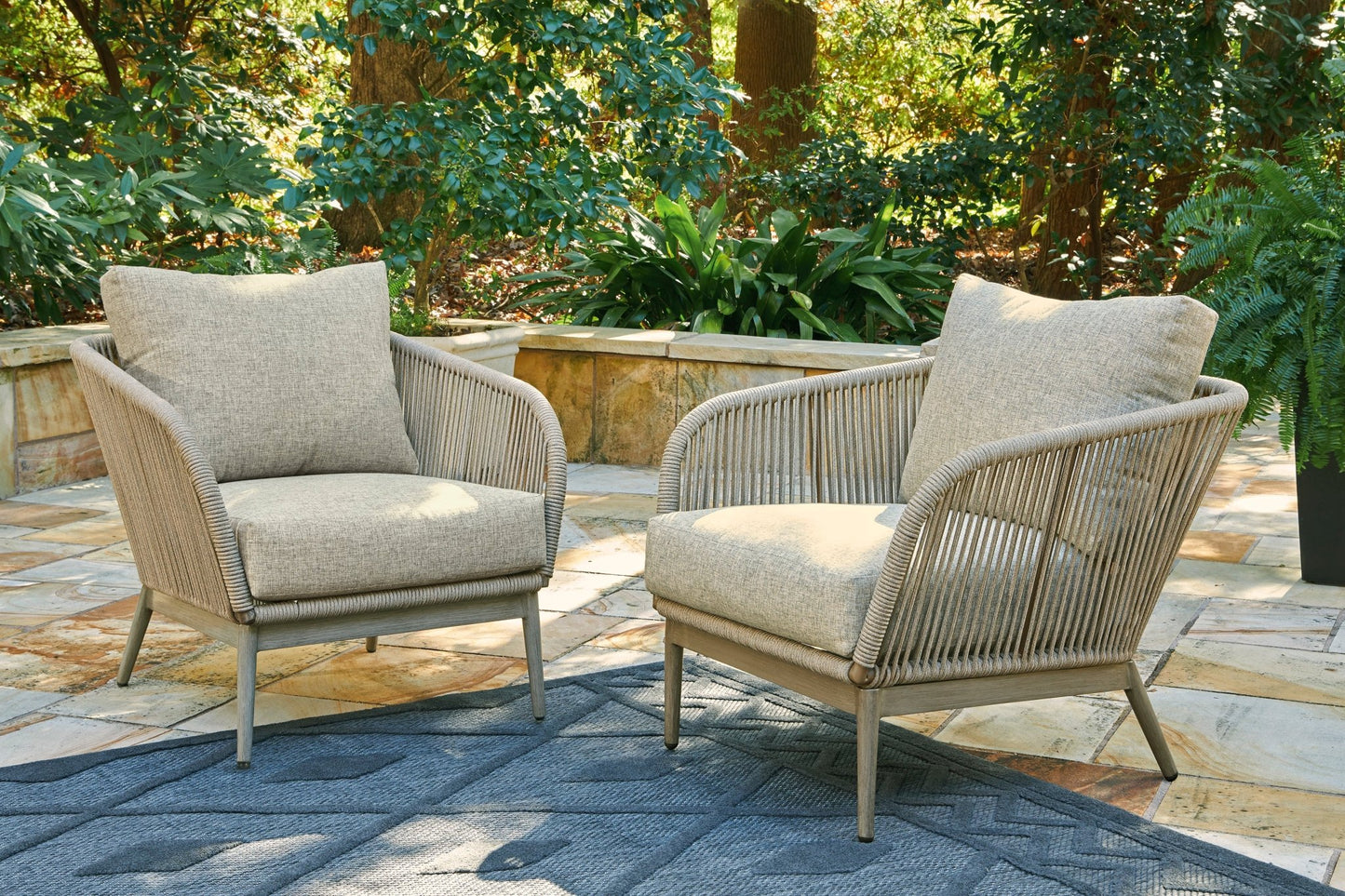 Hidden Valley Outdoor Lounge Arm Chairs (pr) -