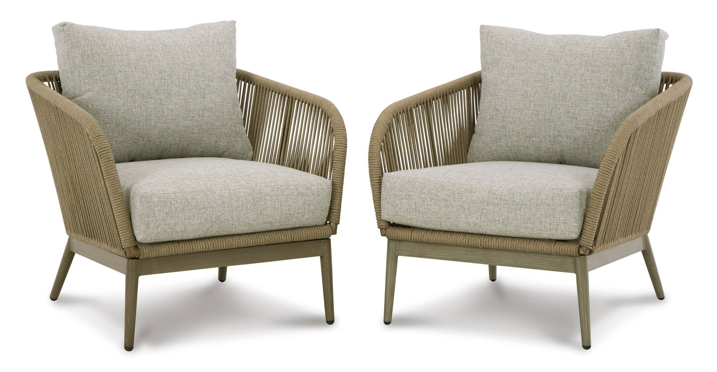 Hidden Valley Outdoor Lounge Arm Chairs (pr) -