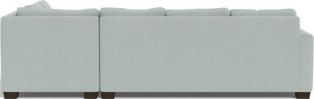 Track 121" Right Chaise Sectional - Peyton Light Blue