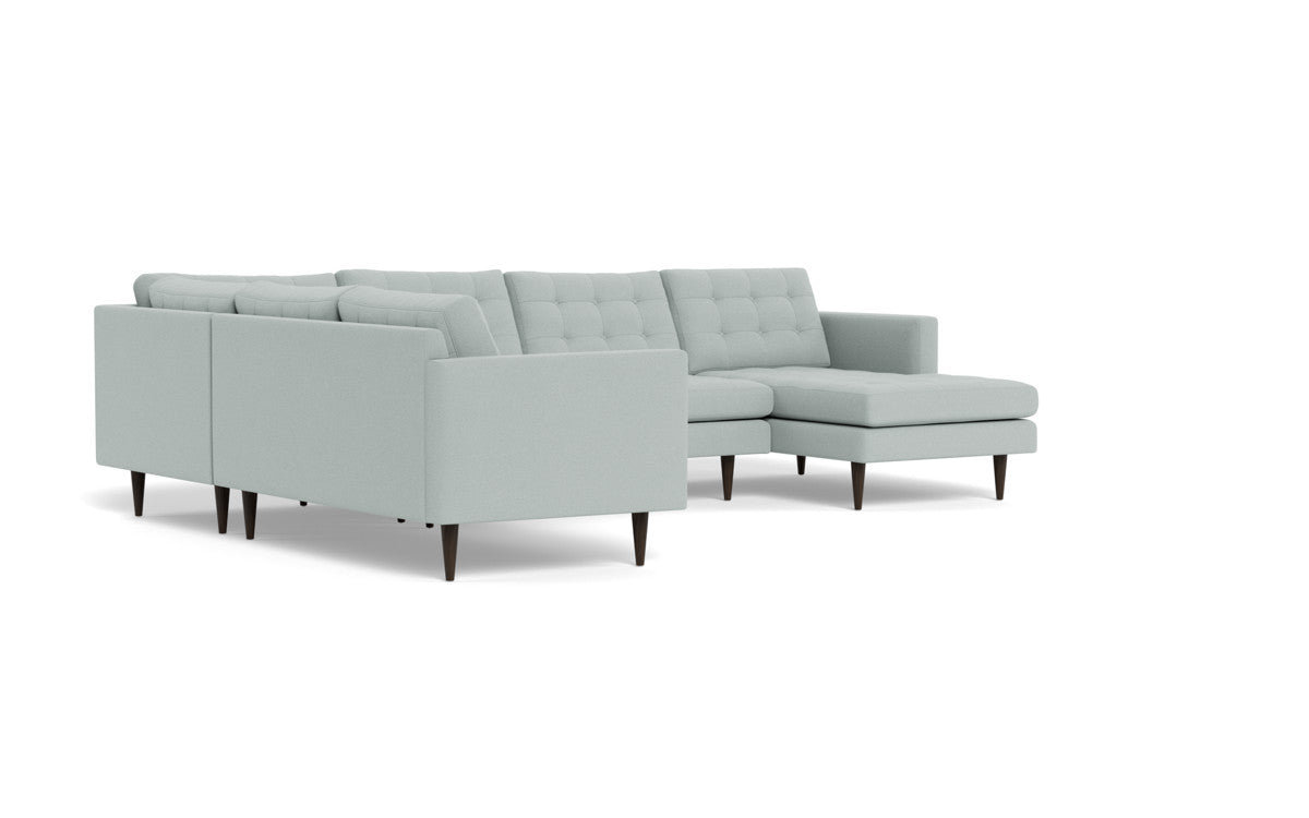 Wallace 130" Corner Sectionals w. Right Chaise - Peyton Light Blue