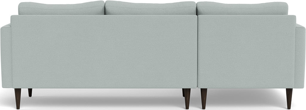 Wallace 98" Untufted Left Chaise Sectional - Peyton Light Blue