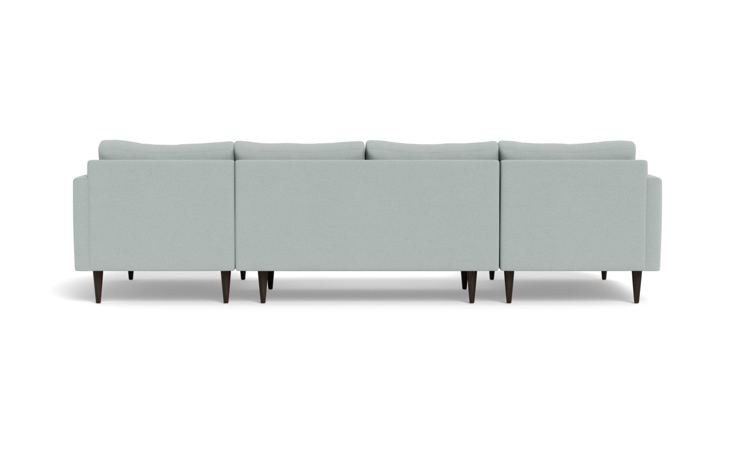 Wallace 126" Untufted Double Chaise U Sectional