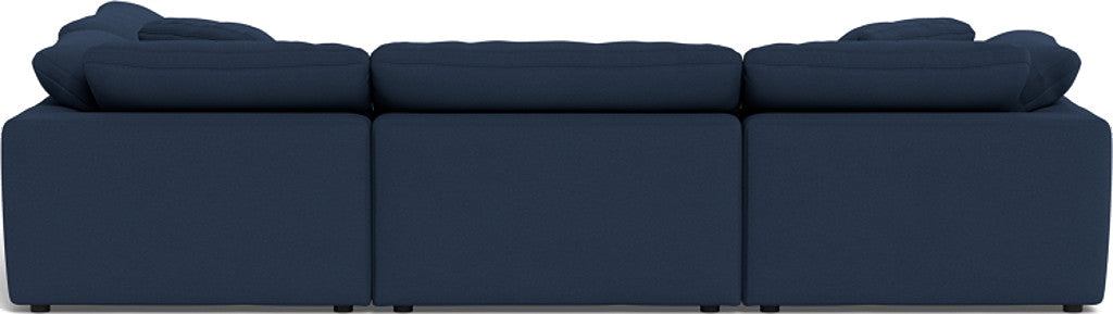 Fluffy 133.5" 4 Piece Sectional w/Otto - Peyton Navy