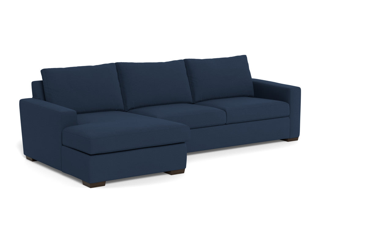 Mesa 123" Left Chaise Sectional - Peyton Navy