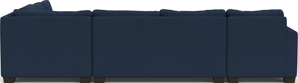Track 141" Corner Sectionals W. Full Sleeper & Left Chaise - Peyton Navy