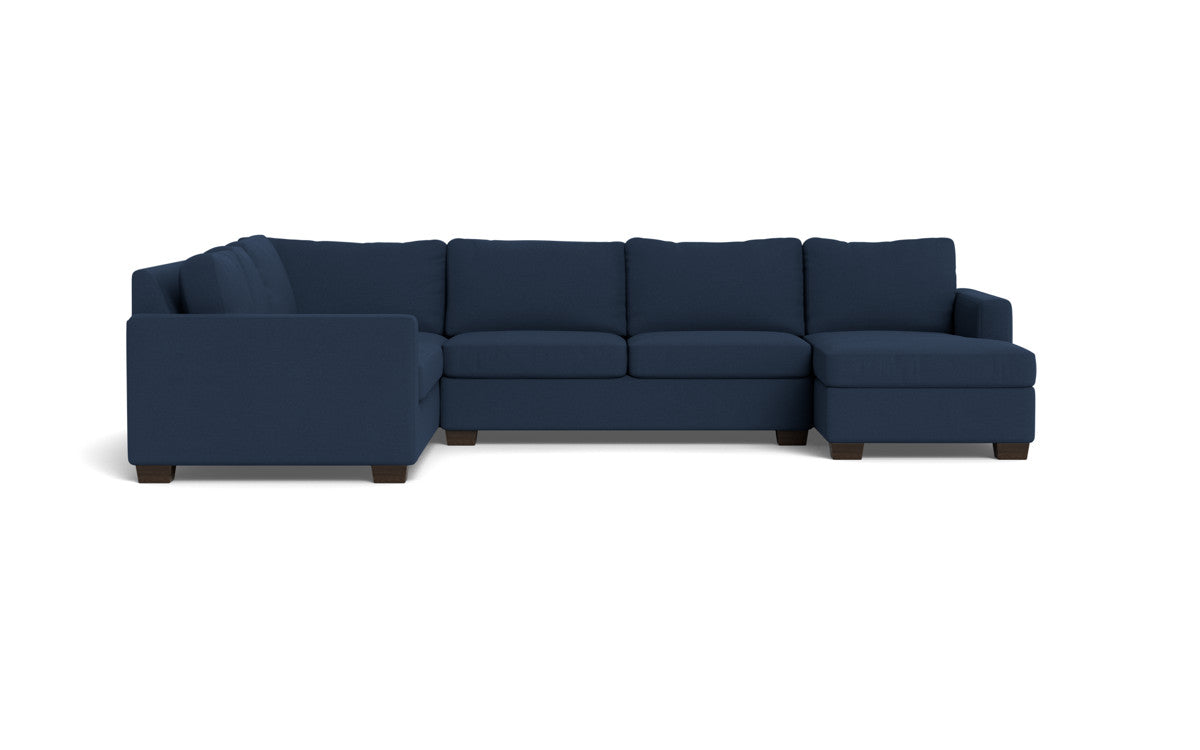 Track 141" Corner Sectionals w. Right Chaise - Peyton Navy