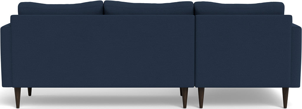 Wallace 98" Untufted Left Chaise Sectional - Peyton Navy