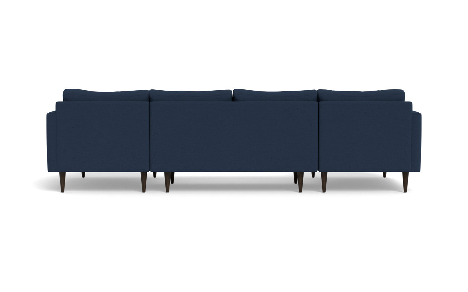 Wallace 126" Untufted Double Chaise U Sectional - Peyton Light Blue