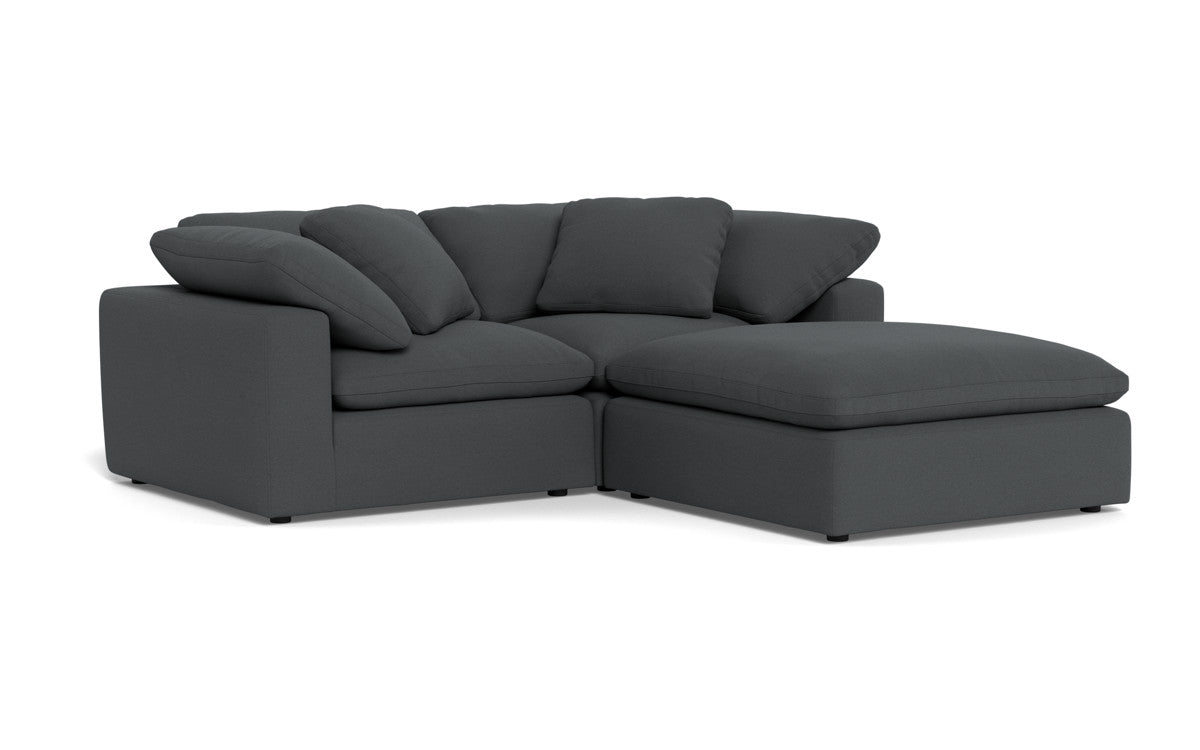Fluffy 89" 2 Piece Sofa w/Otto - Peyton Pepper