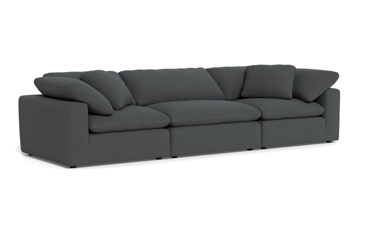 Fluffy 133.5" 3pc Sofa - Peyton Pepper