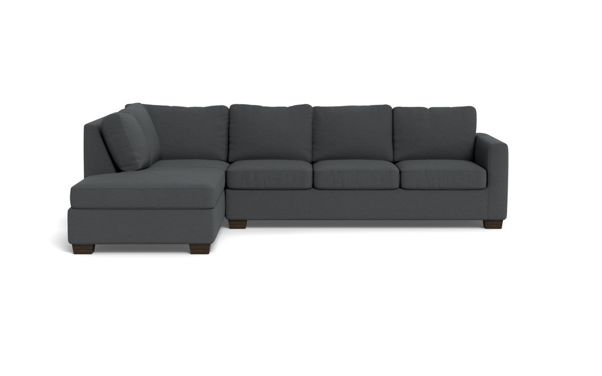 Track 121" Left Chaise Sleeper Sectional - Peyton Pepper