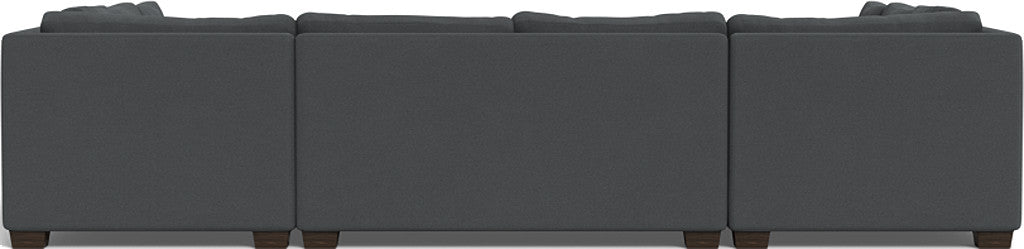 Track 141" Corner Sofa U Sectional - Peyton Pepper