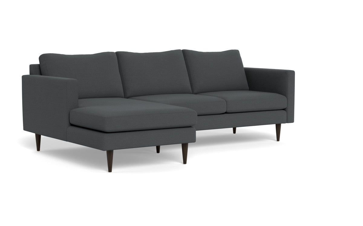 Wallace 98" Untufted Left Chaise Sectional - Peyton Pepper