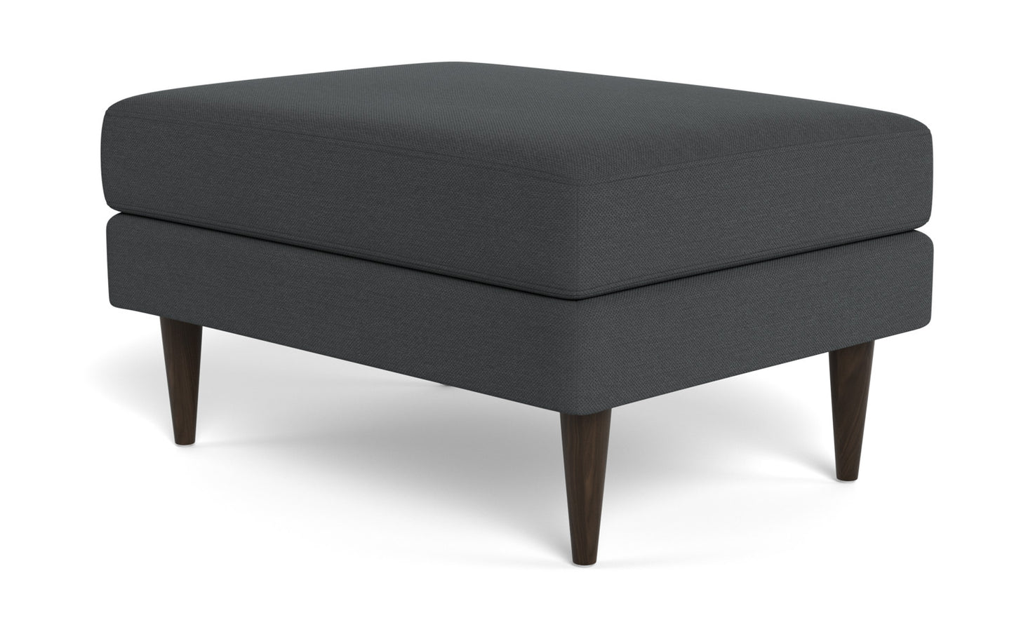 Wallace Untufted Ottoman - Peyton Pepper